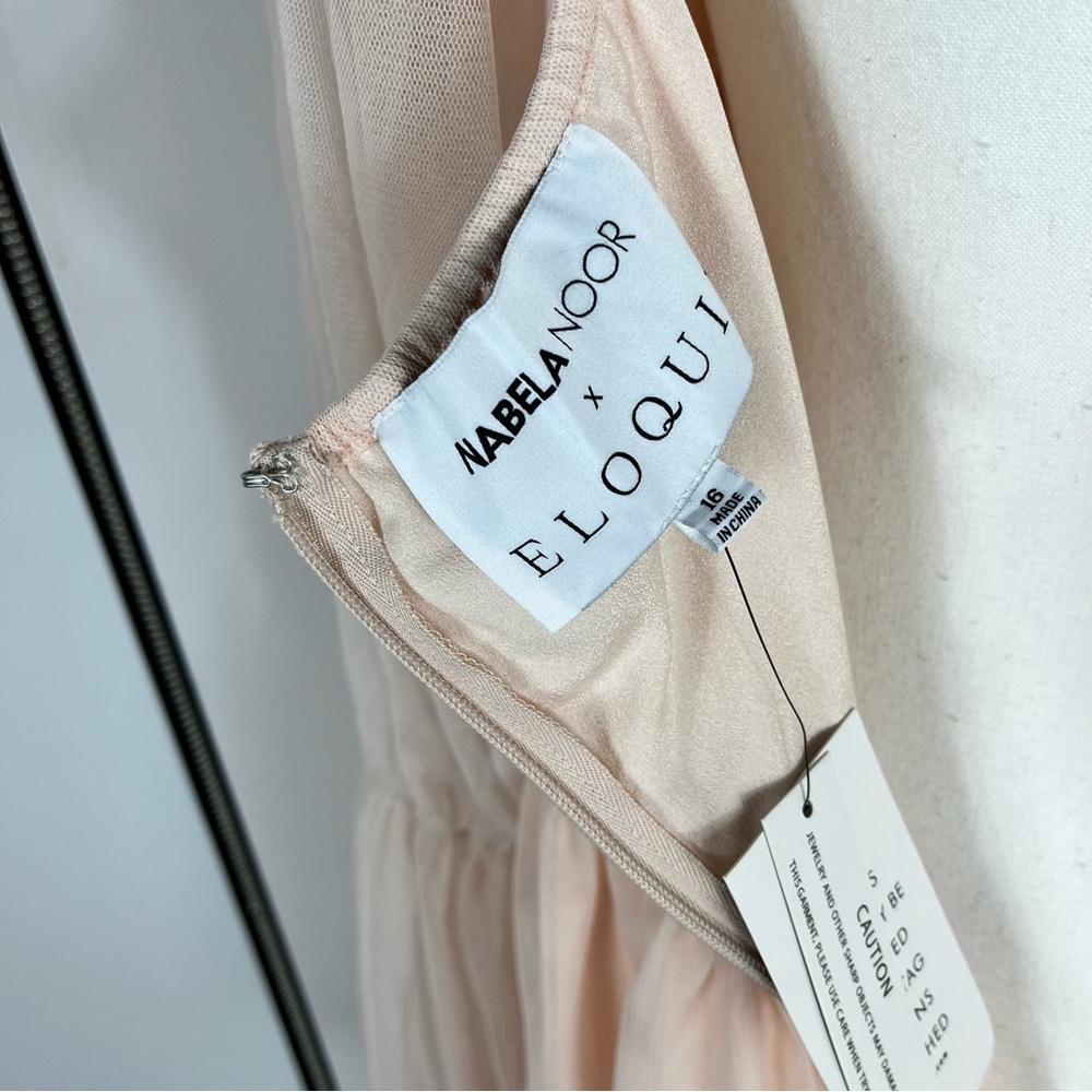 Nabela Noor X Eloquii tule blush dress - Picture 11 of 11